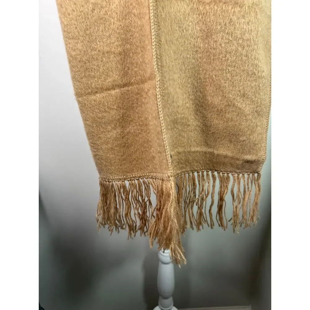 Tan Beige Arte Sania Textil Alpaca Scarf